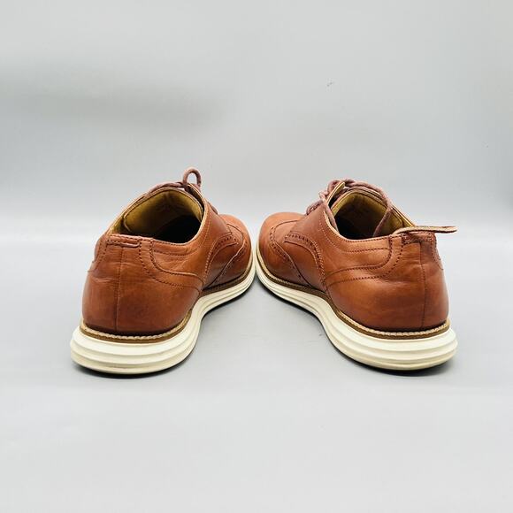 Cole Haan Shoes Mens 12 Brown Leather Grand OS Wingtip Oxford Dress Brogue main image 10